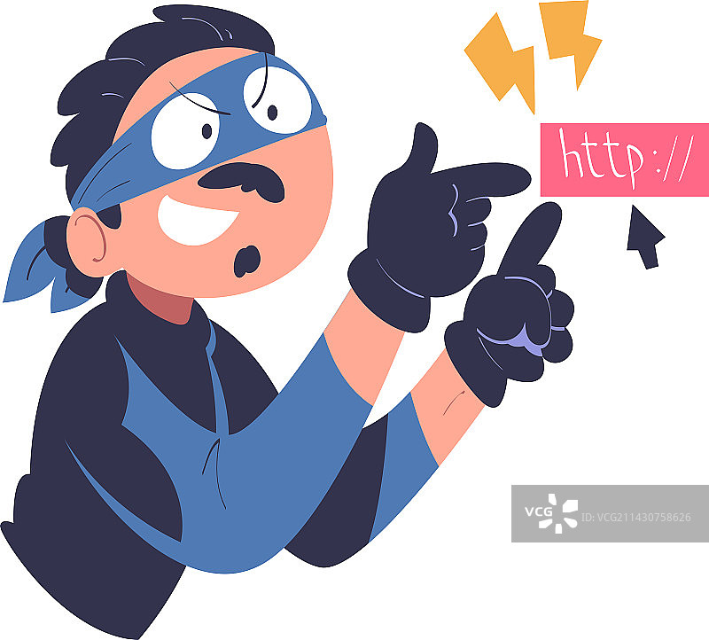 蒙面黑客窃取个人隐私数据图片素材