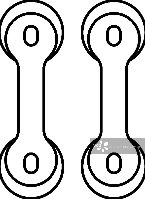 浴室扶手内部线条图标图片素材