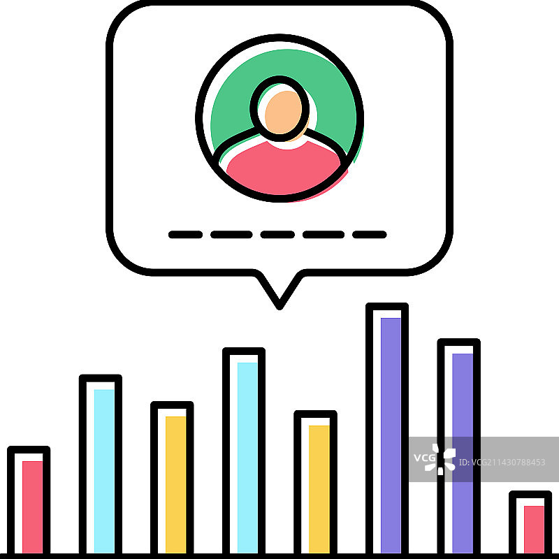 客户评价彩色图标图片素材