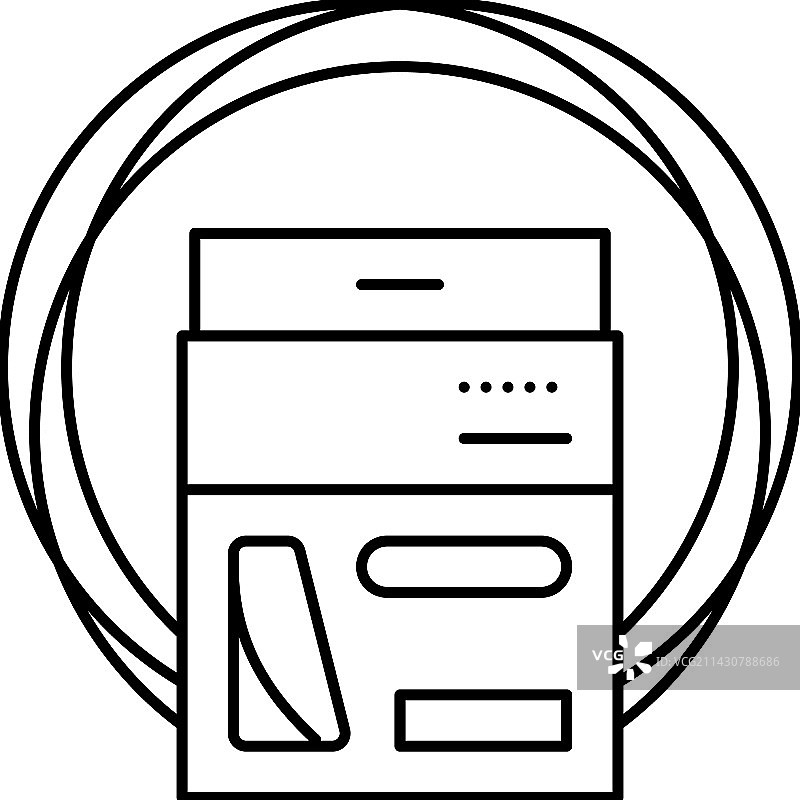 羽毛球线图标图片素材