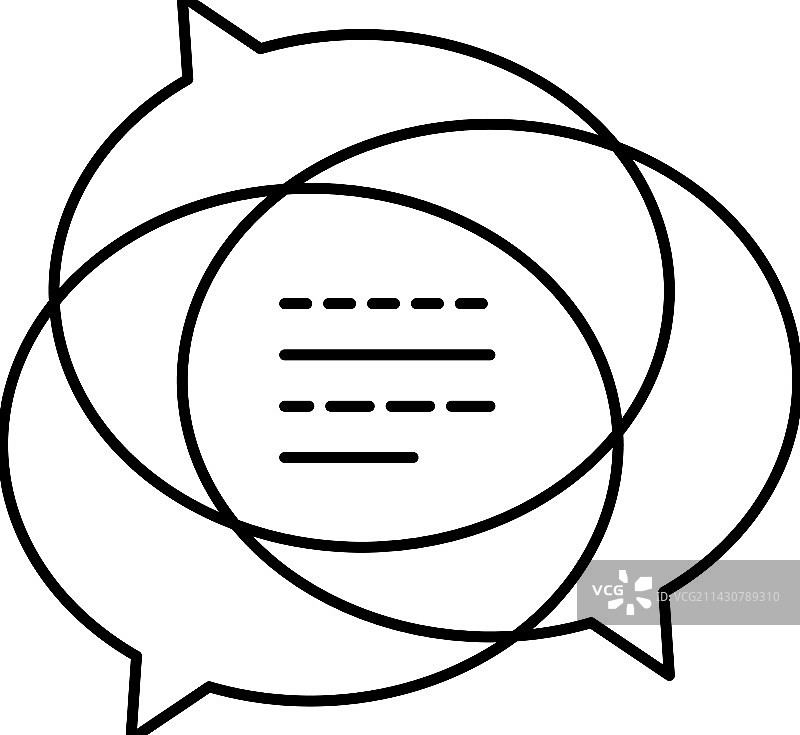 聊天客户评价线图标图片素材