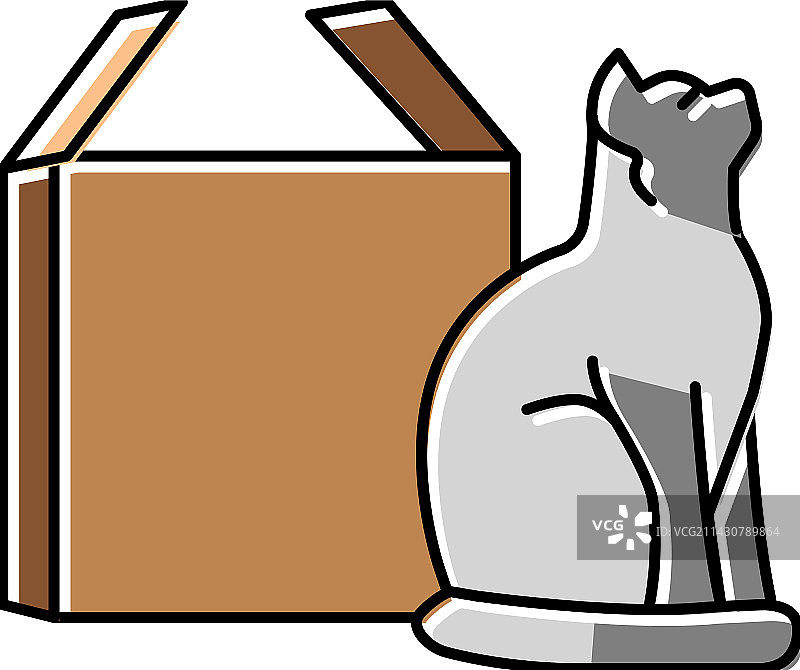 英语介词彩色图标图片素材