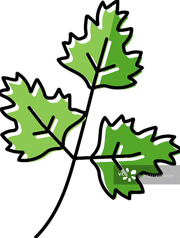 雪维菜沙拉食品颜色图标图片素材