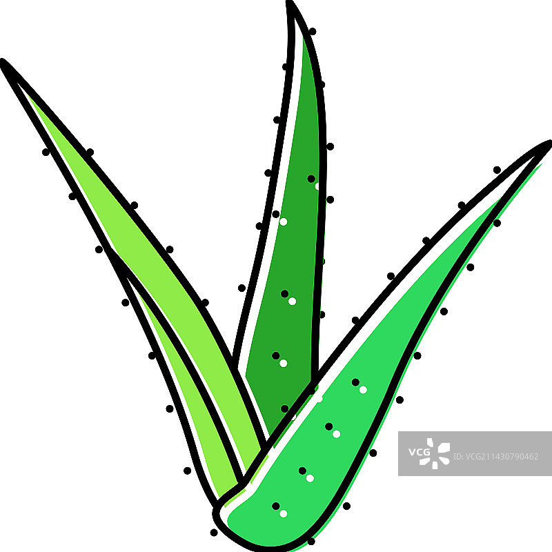 芦荟彩色图标图片素材