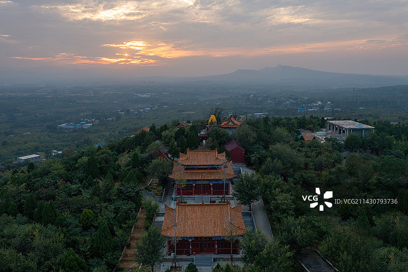 郑州荥阳三清观建筑图片素材