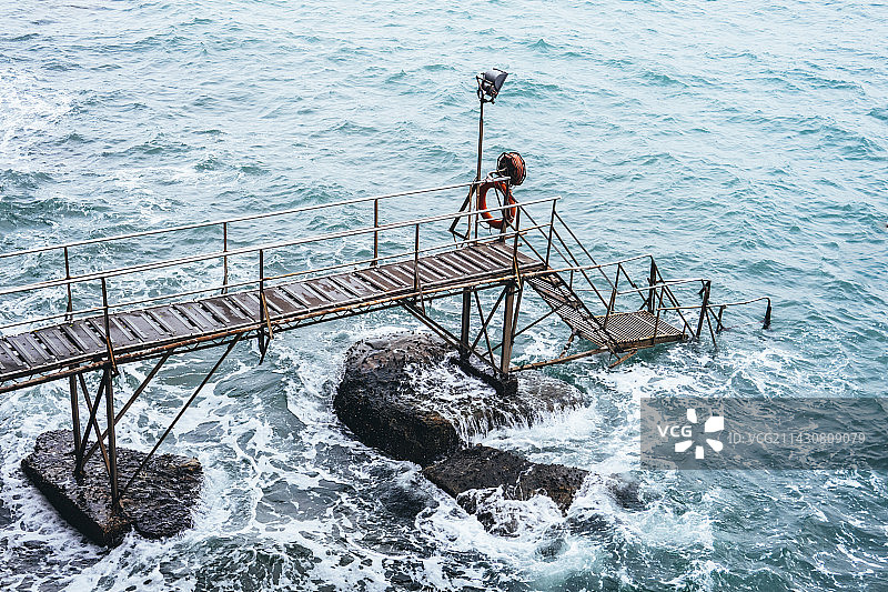 香港西环泳棚图片素材