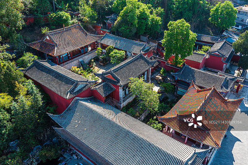 云南省玉溪市通海县秀山文庙风光图片素材