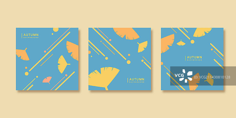 秋季背景矢量图图片素材