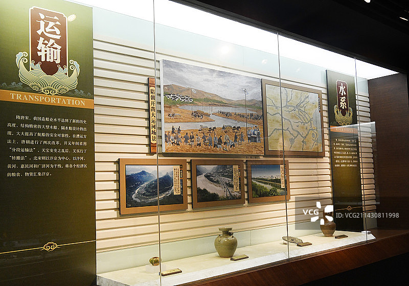 江苏淮安中国漕运博物馆文物展区图片素材