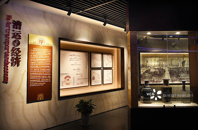 江苏淮安中国漕运博物馆文物展区图片素材