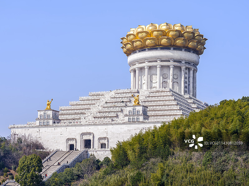 绍兴大香林景区兜率天宫图片素材