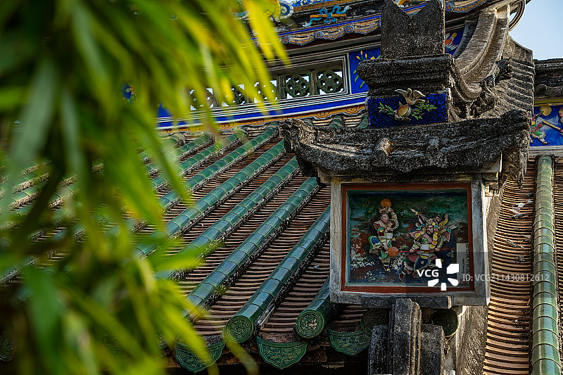 玄武山的闽式嵌瓷2图片素材
