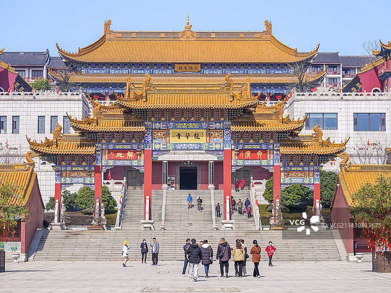 绍兴大香林景区龙华寺图片素材