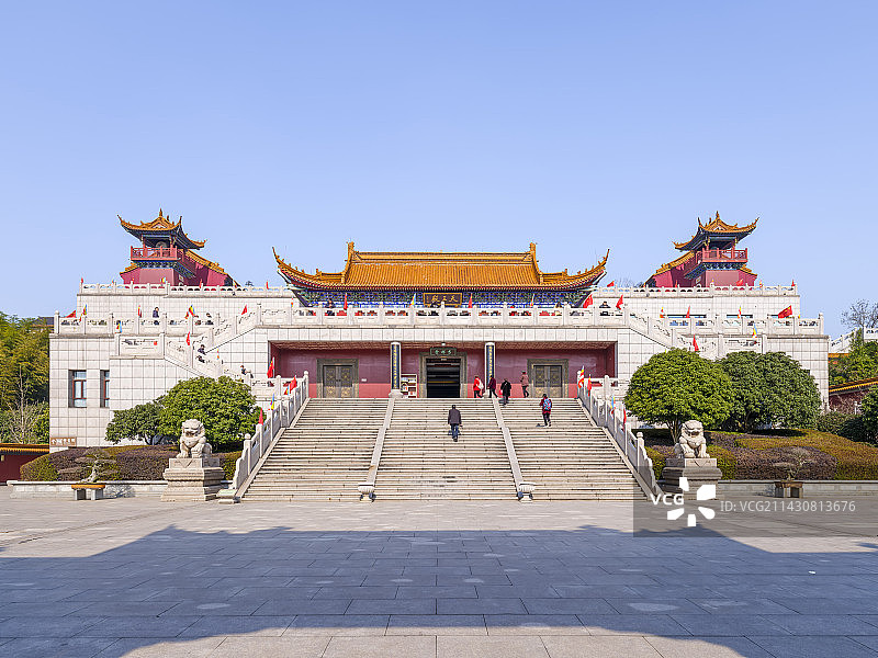 绍兴大香林景区龙华寺图片素材