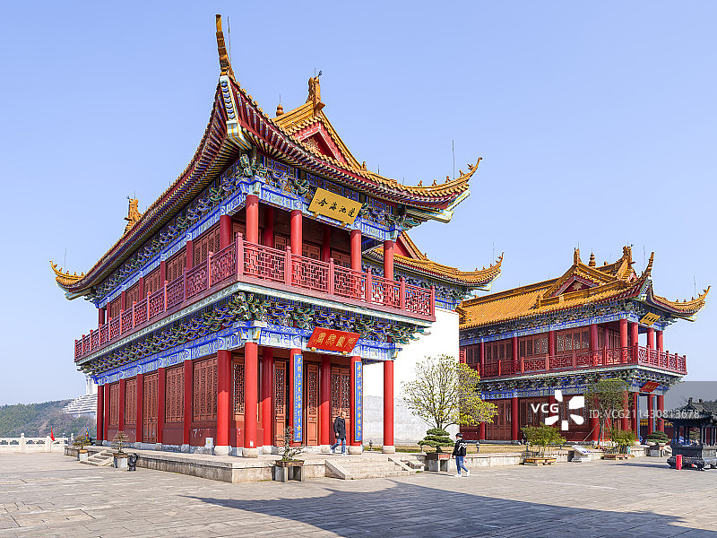 绍兴大香林景区龙华寺图片素材