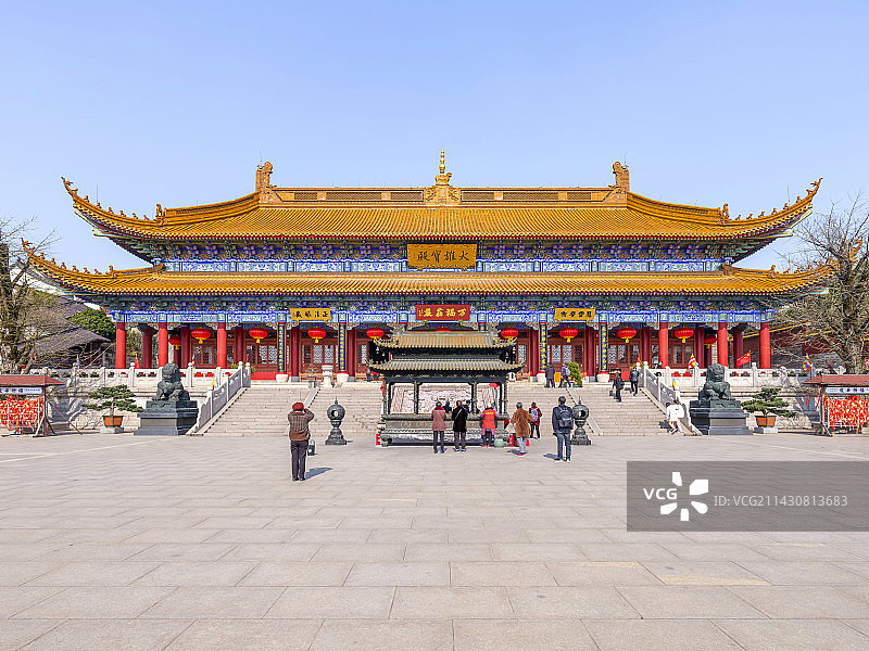 绍兴大香林景区龙华寺图片素材