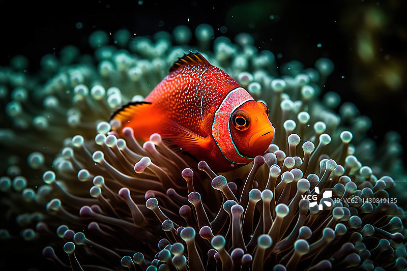 海底小丑鱼图片素材