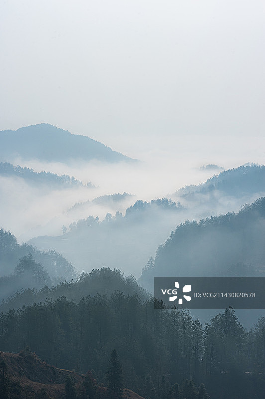 重庆市石柱县山区景色图片素材