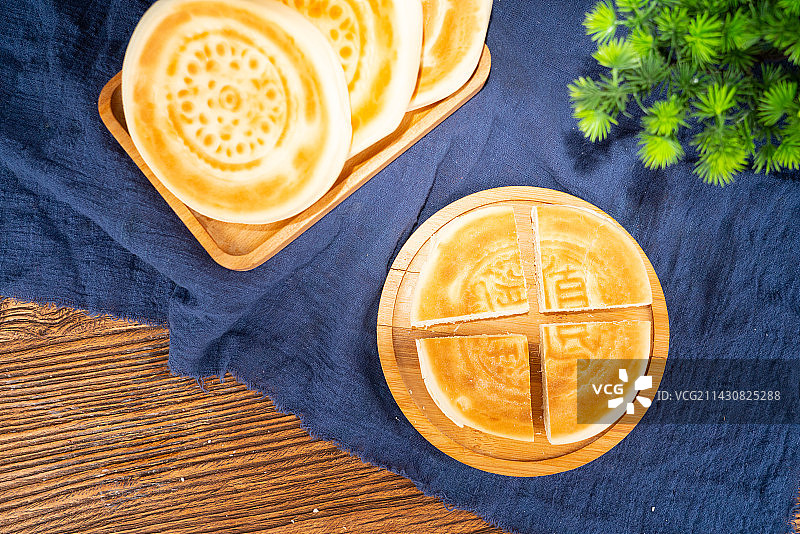 圆饼大饼锅盔图片素材