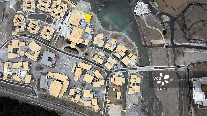 鲁朗小镇图片素材