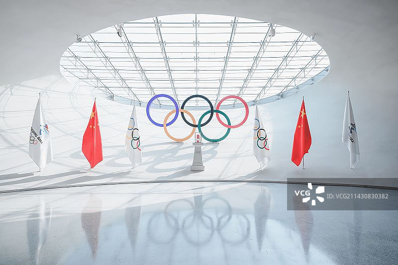 奥运塔馆的五环图片素材