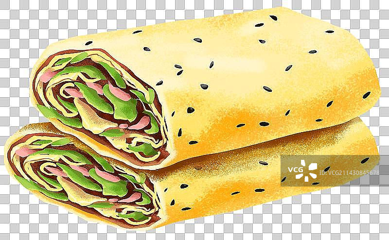 煎饼果子图片素材