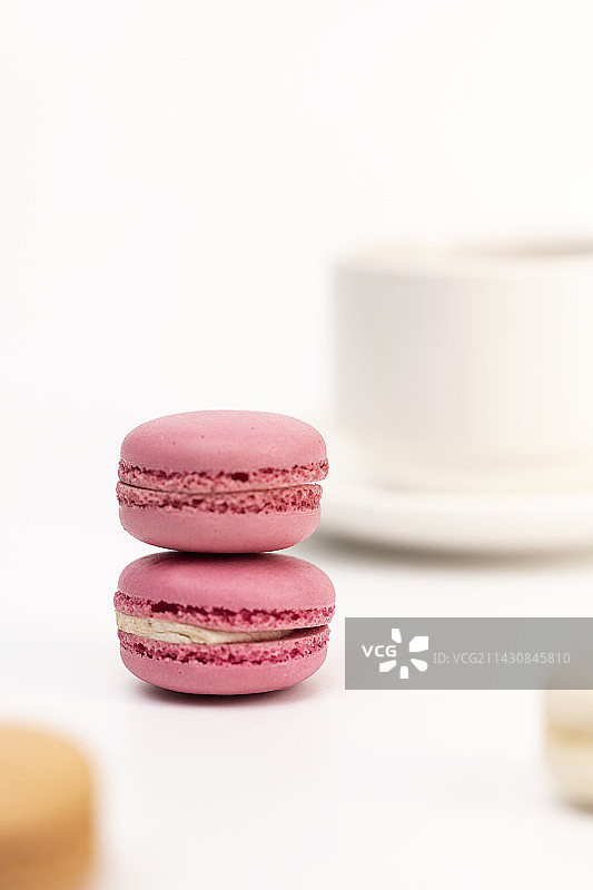甜点马卡龙白底图图片素材