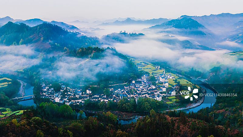 云雾石潭图片素材