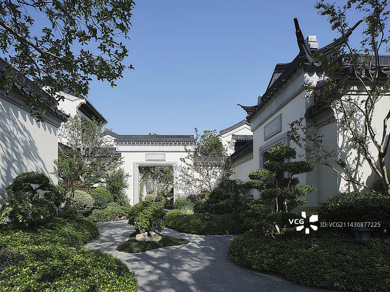中式院落住宅图片素材