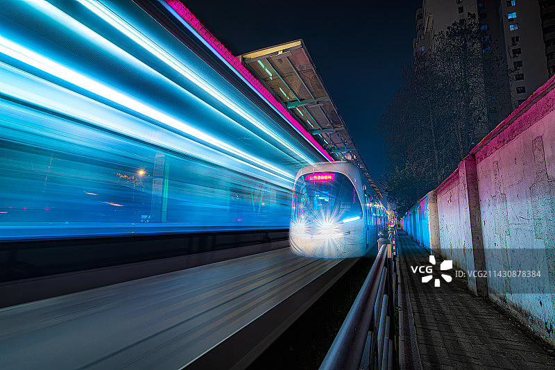 光谷有轨电车图片素材