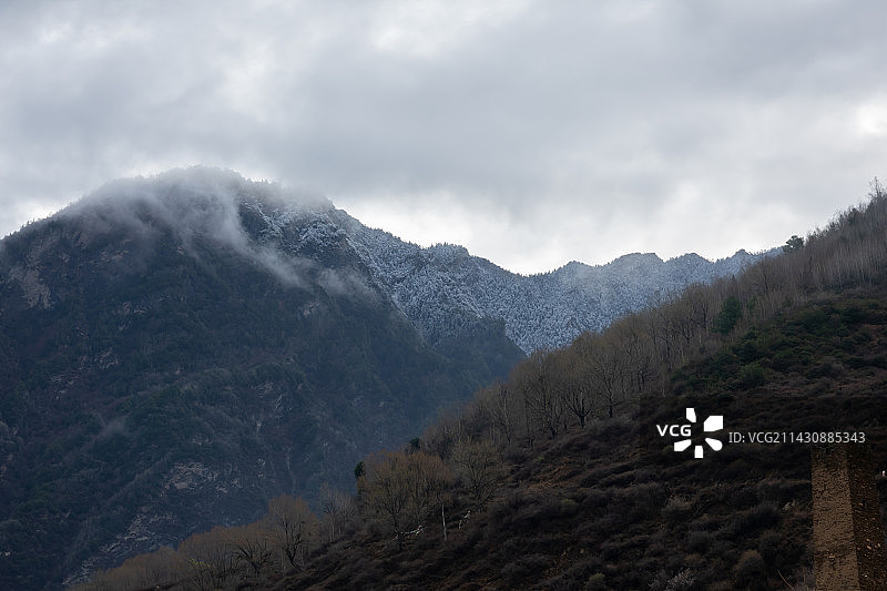 高原藏区山地风景图片素材
