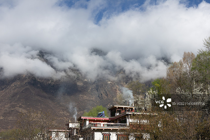 高原藏区山地风景图片素材