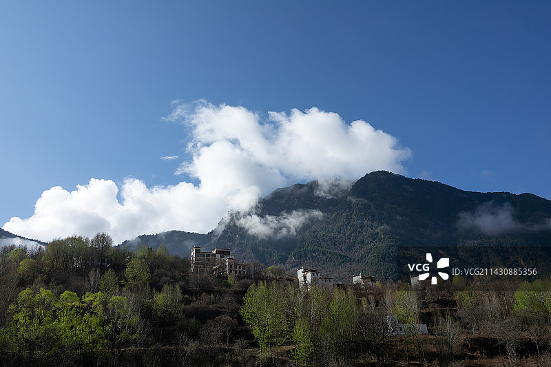 高原藏区山地风景图片素材
