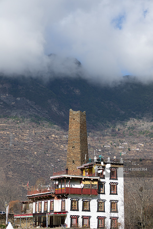 高原藏区山地风景图片素材