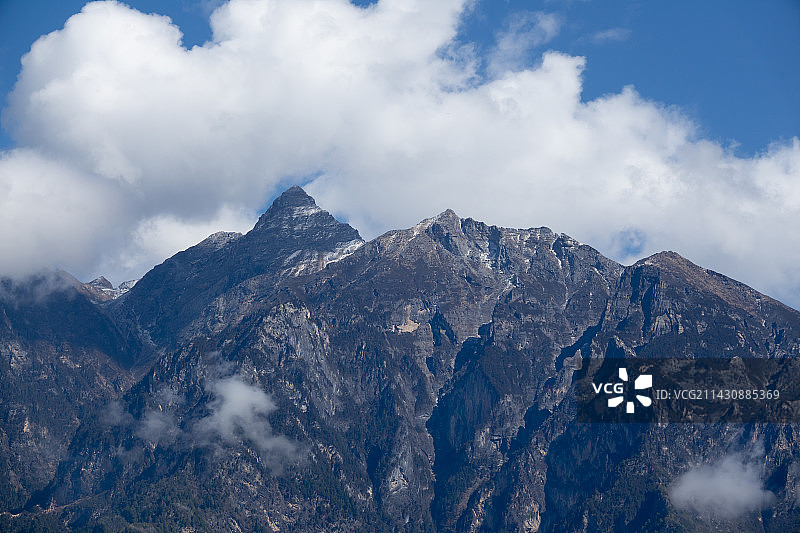 高原藏区山地风景图片素材