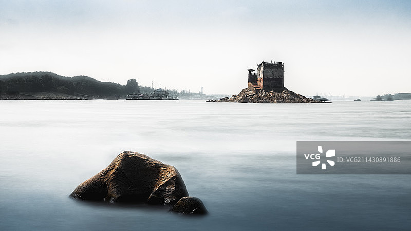 长江观音阁图片素材