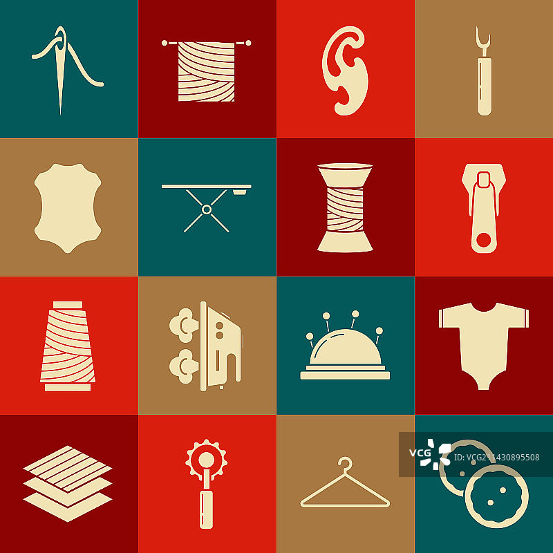 婴儿服装缝纫纽扣拉链图片素材