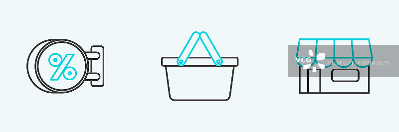 购物场所或市场商店图片素材