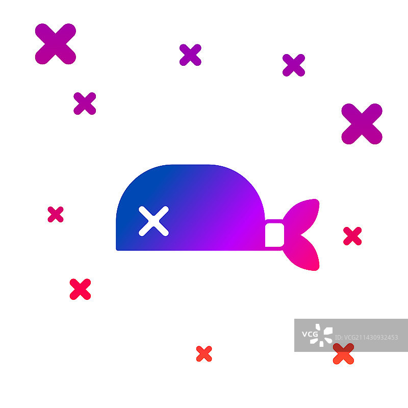 彩色海盗头巾图标图片素材