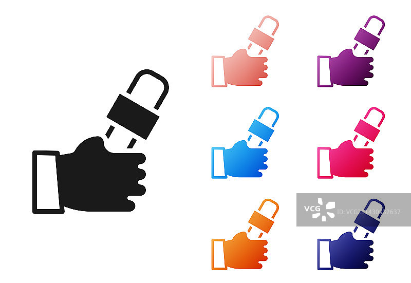 黑色记者手持麦克风图片素材