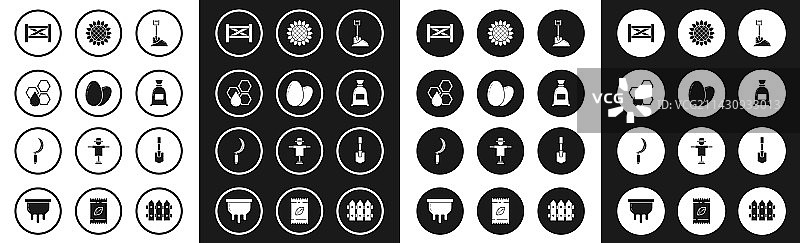 铲子、鸡蛋和蜂窝素材图片素材