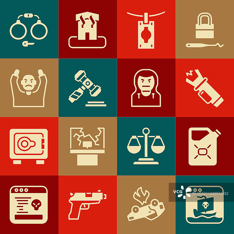 互联网盗版合集：油桶与警察图片素材