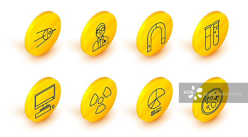 细菌饼图信息图图片素材