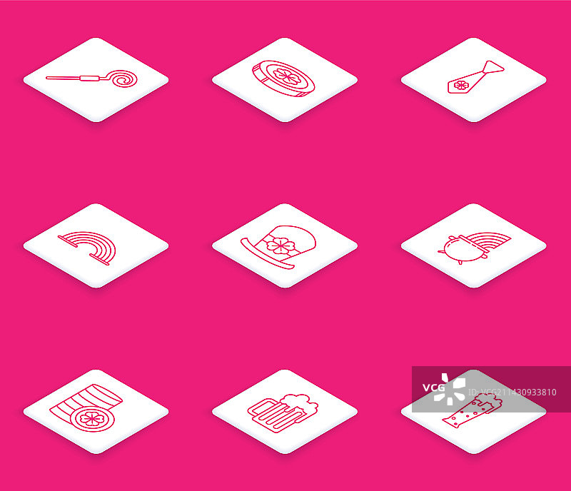 四叶草金币手杖图片素材