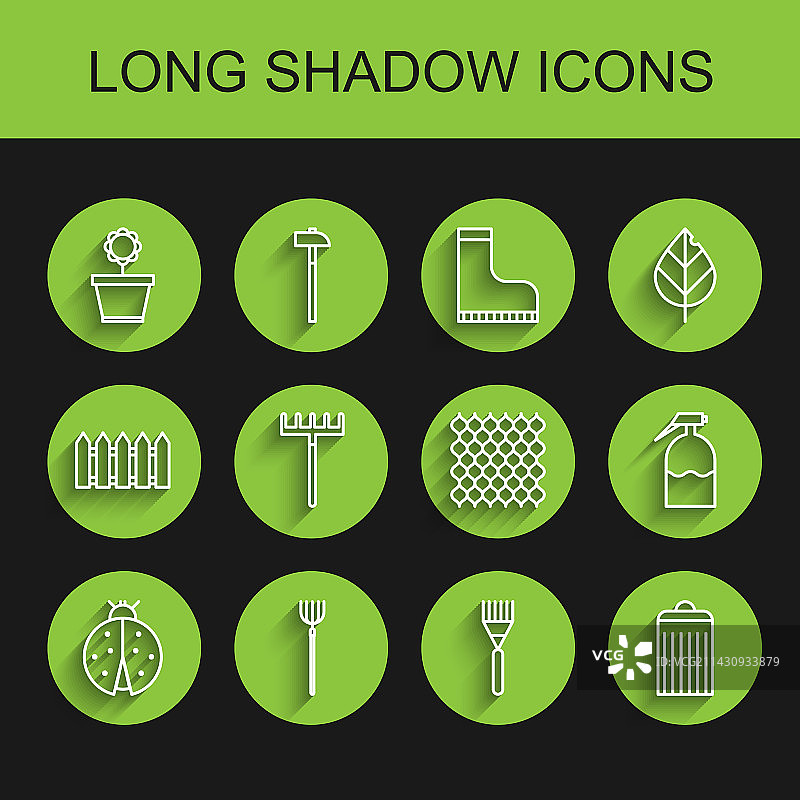 瓢虫园艺草耙盆栽花图片素材