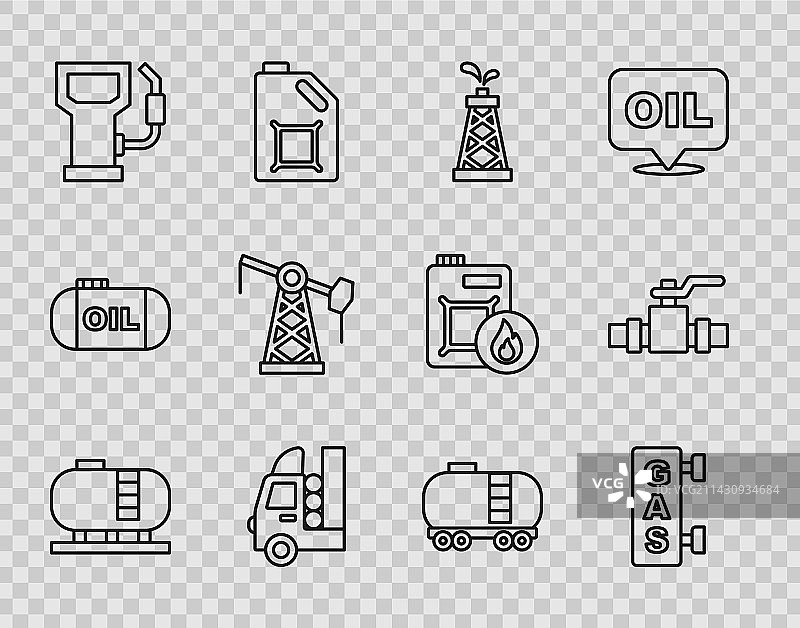 储油罐和加油站图片素材