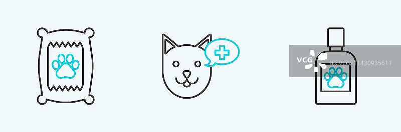 狗药瓶狗粮袋图片素材