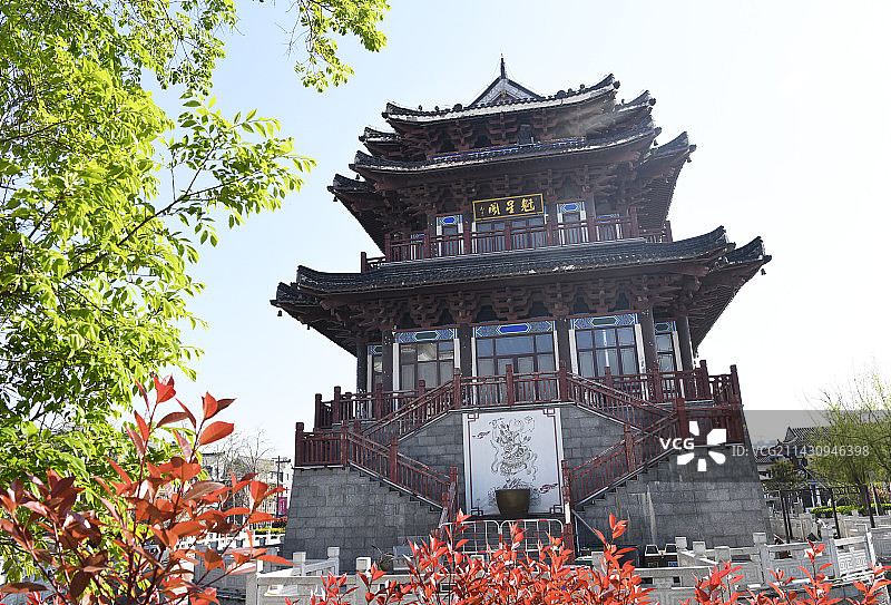 江苏淮安河下古镇魁星阁图片素材