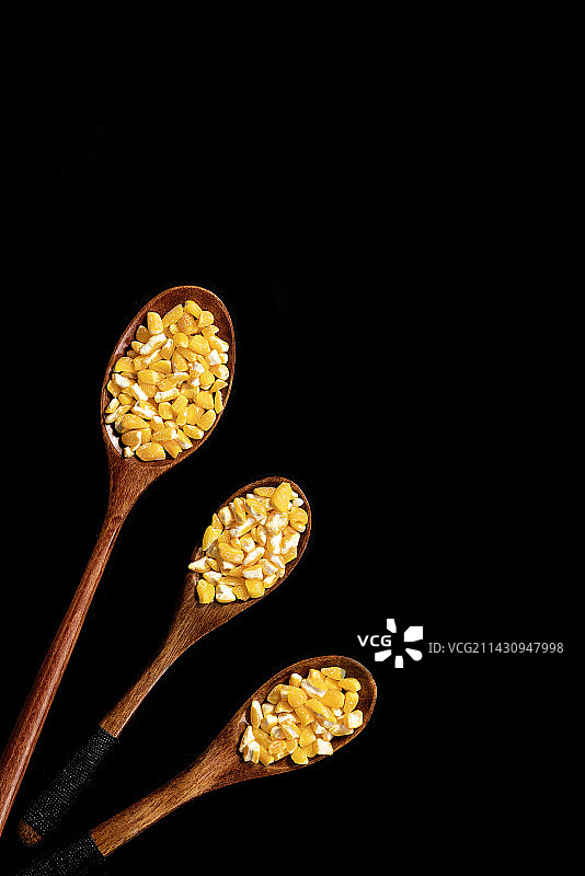 棒子米创意粗粮黑色底图图片素材