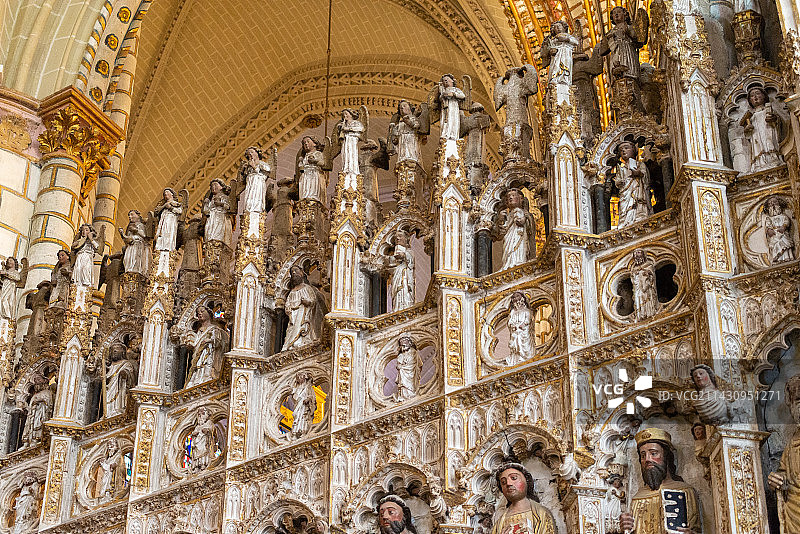 西班牙托莱多主教堂装饰建筑图片素材